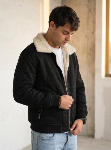 Campera de Gamuza con Corderoy - Miniatura 6