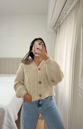 Cardigan Trenza