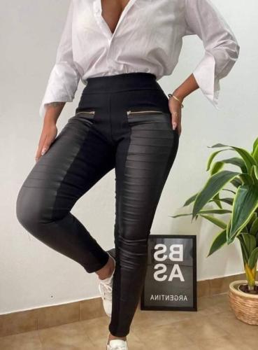 Pantalón Bengalina Engomado con Cierre - Miniatura 3