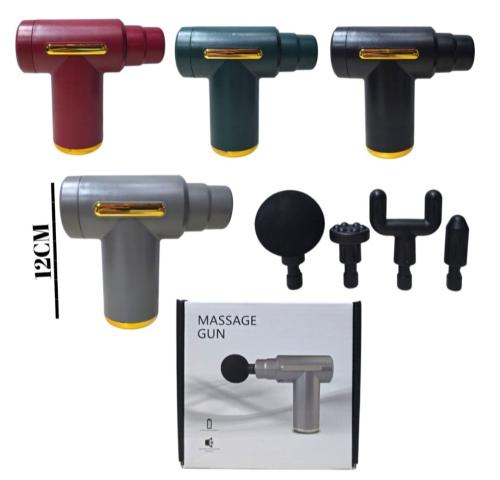 Masajeador de Pistola 4 en 1 Recargable (mas01)