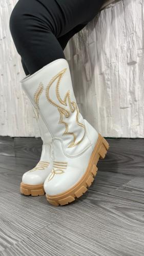 Art. Lexi en Color Blanco (texanas Botas de Nena) - Miniatura 2