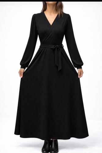 Vestido Cruzado Modal Dama - Miniatura 3