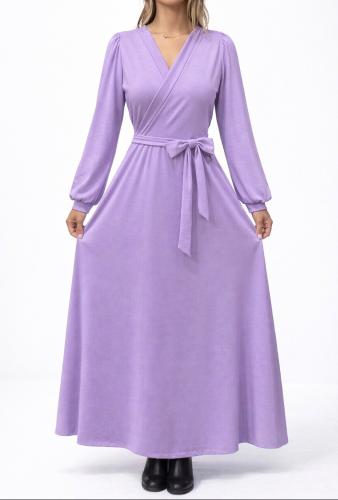 Vestido Cruzado Modal Dama - Miniatura 4