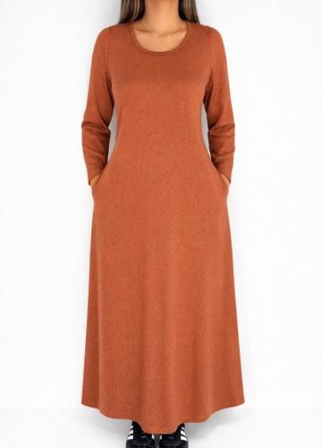 Maxi Vestido Lanilla Dama - Miniatura 3