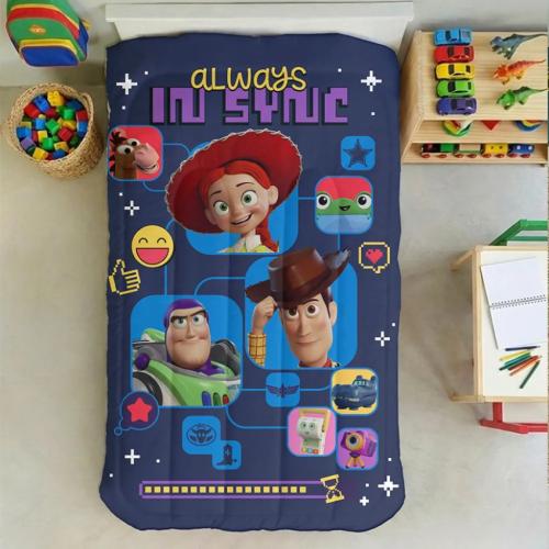 Acolchado Toy Story Gamer 1 Plaza Reversible Disney Pixar Original Infantil
