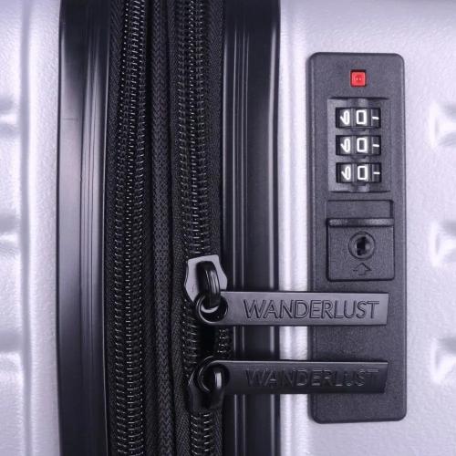 Valija Wanderlust Expandible Urban Silver 20 Doble Rueda - Miniatura 3