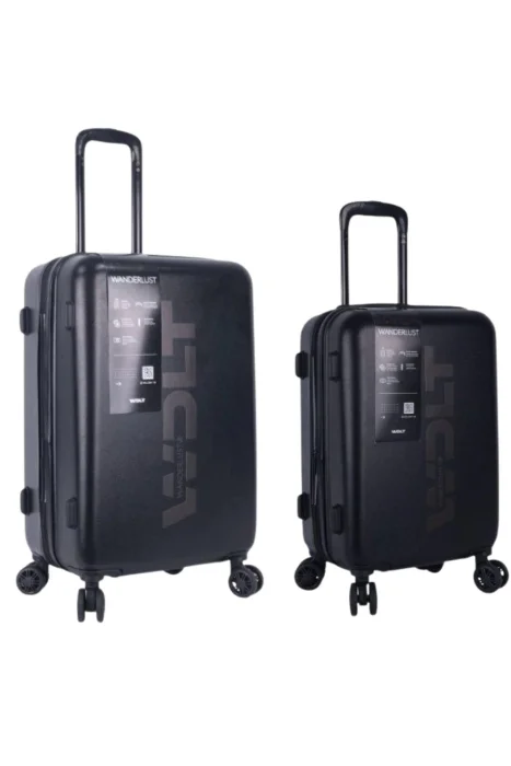 Set Valijas Wanderlust 24p + 20p Abs Ruedas 360 C/cerradura