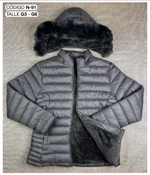 Campera Canelon Dama en Liquidación