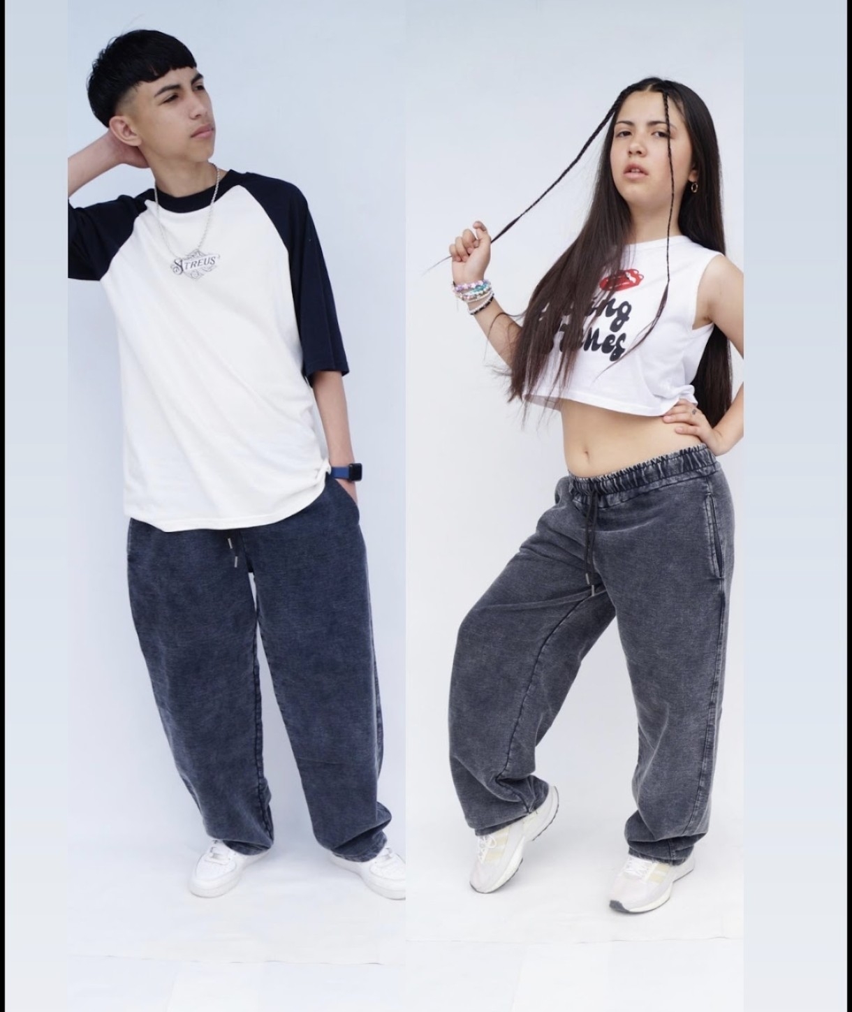 Baggy Algodón Frisado Teens - Imagen 1