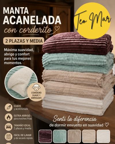 Mantas Acaneladas