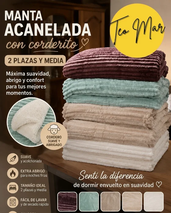 Mantas Acaneladas