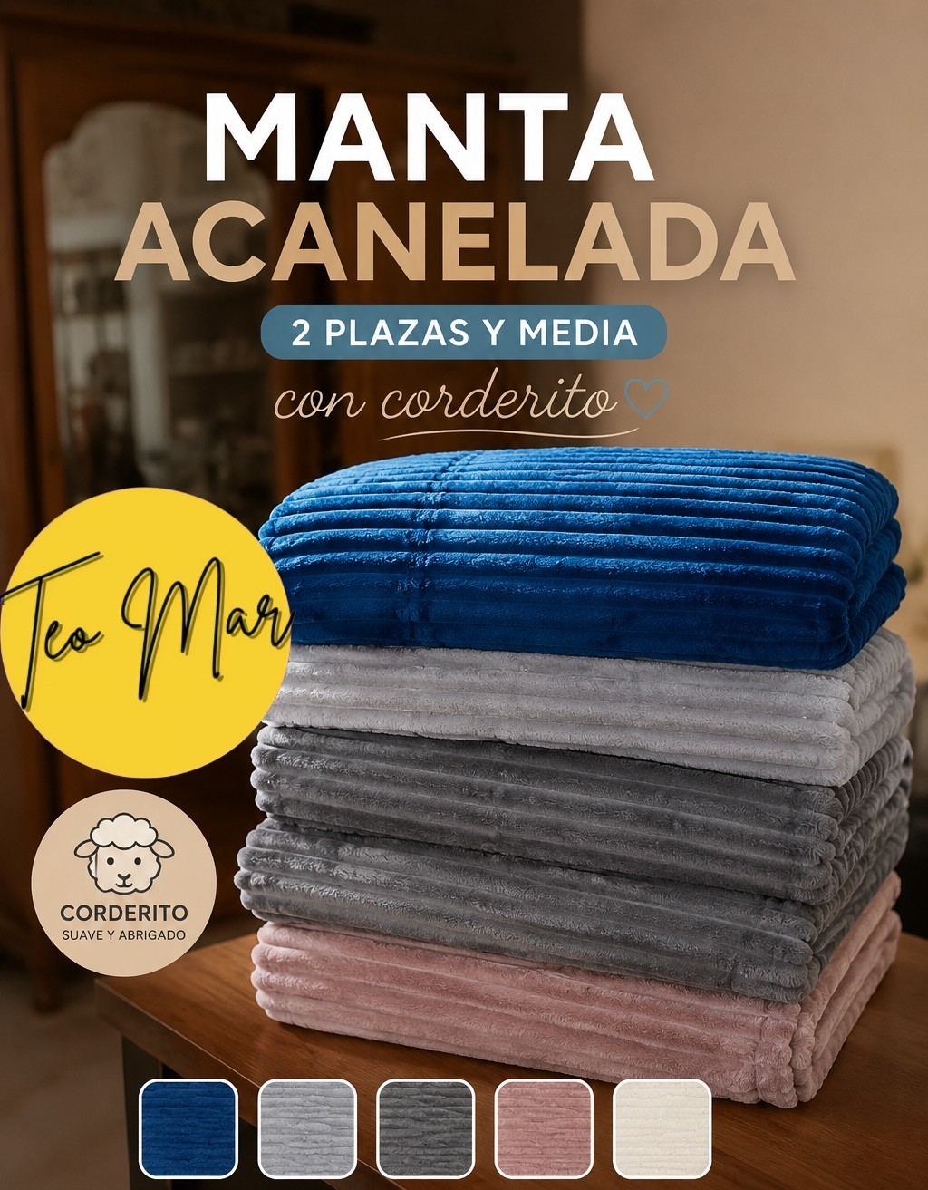 Mantas Acaneladas - Imagen 2