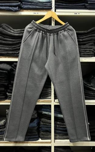 Pantalon Frisa Pinza + Vivo Gris Oscuro - Miniatura 1