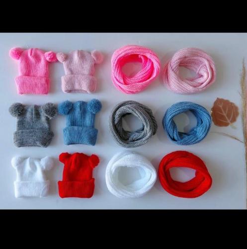 Combo Gorro Pompón + Infinito