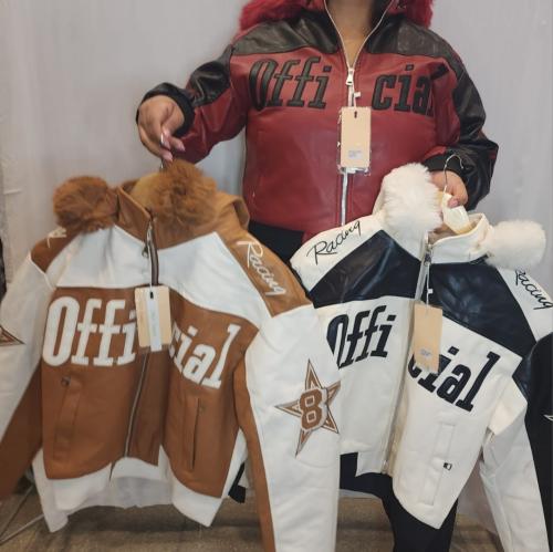 Campera Ecocuero Official con Plush Interno Calidad Premium Talles 1 al 4