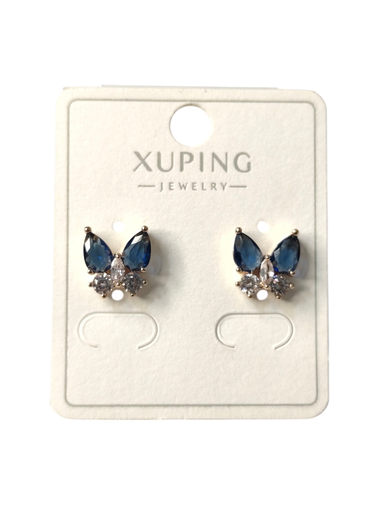 Aros Mariposa con Cristal y Circon Colores - Imagen 6