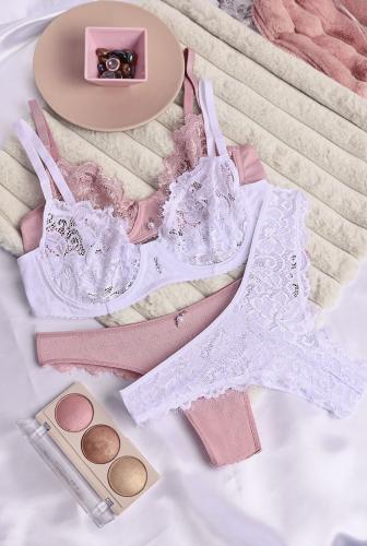 Conjunto con Aro de Puntilla con Less Promo Super Imperdible!!!!  Sexy Lali - Miniatura 2