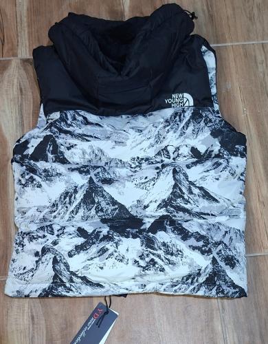 Chaleco Estampado con Piel Marca Yd - Miniatura 2