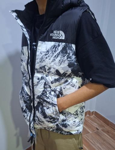 Chaleco Estampado con Piel Marca Yd - Miniatura 4