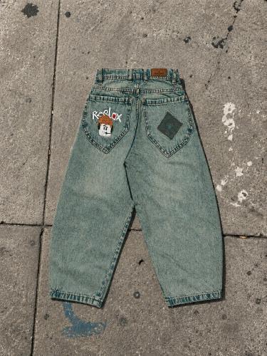 Jeans Balloon Fit  de Niño  Art Roblox Level