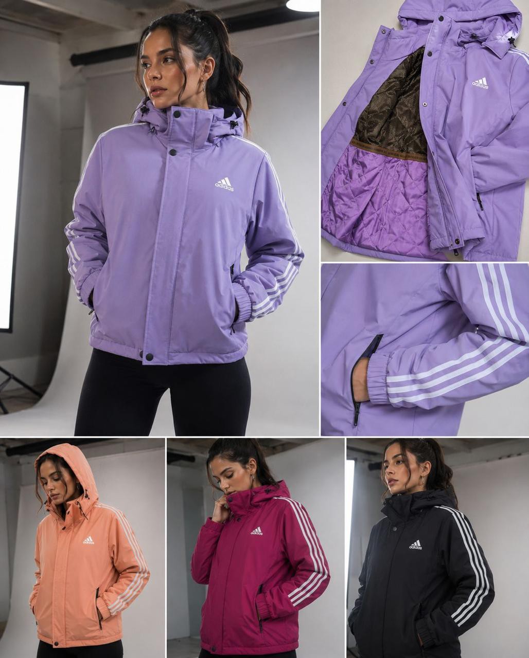Campera Dama con Piel Portada - Imagen 3
