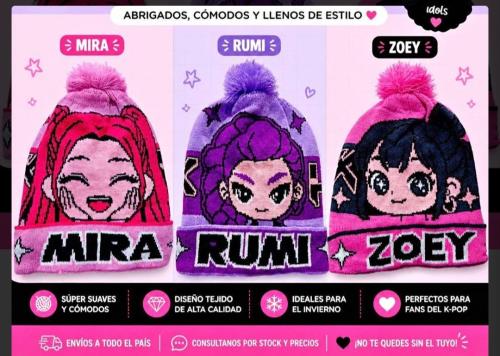 Gorras de K-pop con Peluche