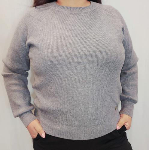 Sweater Importado con Detalle Chapita Corazon Calidad Premium Lana Doble