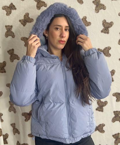 Campera en Colores Pasteles Importada Piel de Durazno Calidad Premium - Miniatura 1