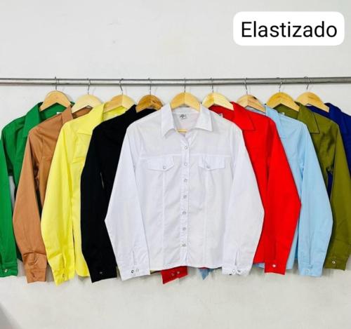 De Dama para Uniforme Camisas con Broche o con Botón Talle 2 al 8 Poplín - Miniatura 4
