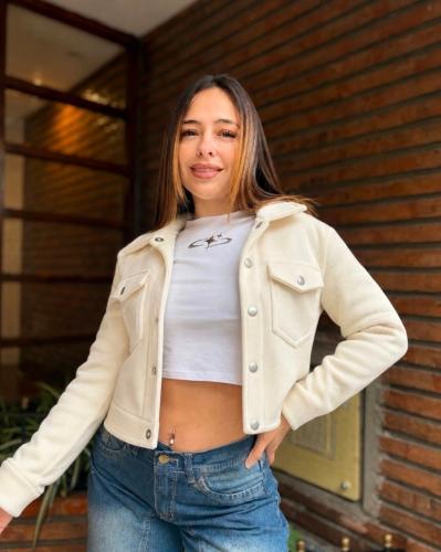 Campera Corderoy con Piel - Miniatura 8