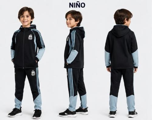 Conjunto Niños Selección Argenrtina Acetato Frisa - Miniatura 2