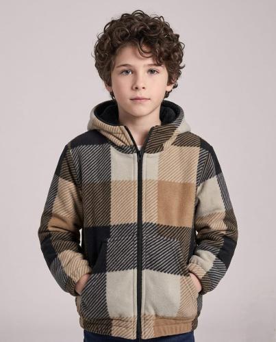 Camperas  Polar con Corderito de Niño