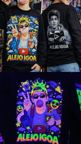 Remera Brilla en la Oscuridad Niño