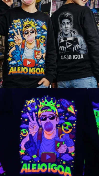 Remera Brilla en la Oscuridad Niño