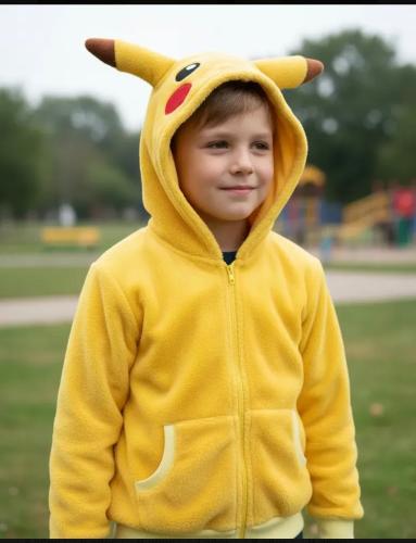 Campera Peluche  Personajes  Talle 4 al 14 - Miniatura 2