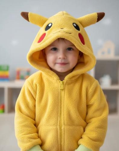 Campera Peluche  Personajes  Talle 4 al 14 - Miniatura 3