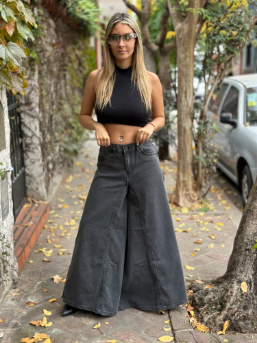 Palazzo Oversize Gris