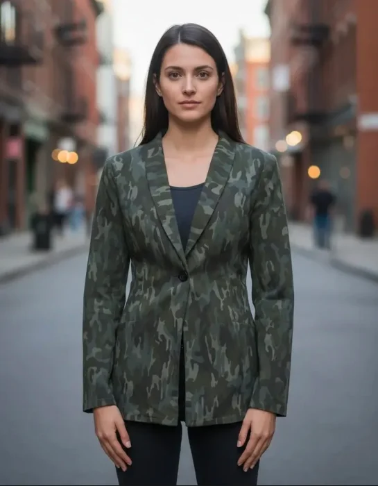 Blazer  Camuflado de Dama de Bengalina 2 al 7