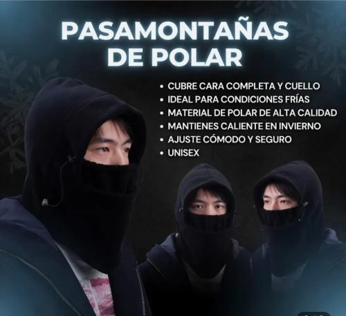 Pasamontañas de Hombre Polar - Miniatura 2
