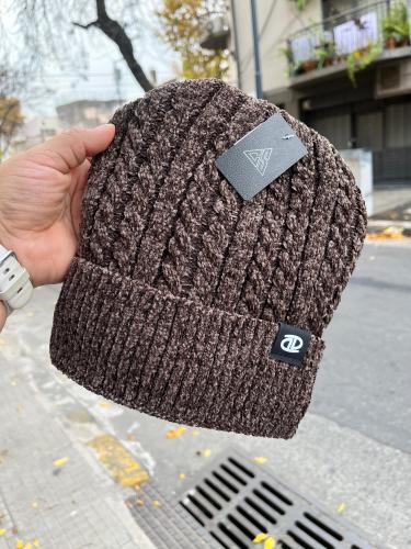 G. Hombre Chenille con Piel