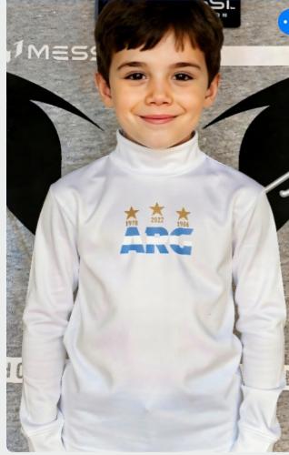  Térmica Argentina Niños    Diseño Exclusivo de la Selección Argentina