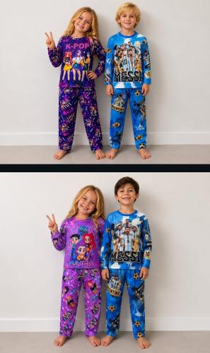 Pijama Algodón Spum Niños Niñas - Miniatura 6