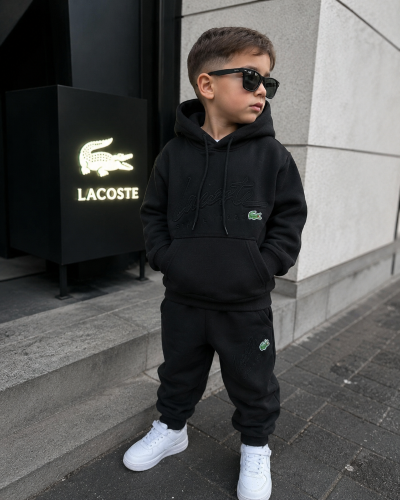  Conjunto Lacoste Niño Modelo Lautaro  Logo Bordado Premium