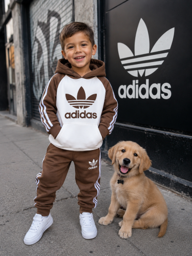  Conjunto Adidas Modelo Frozen  con Piel Adentro  Calidad Jersey