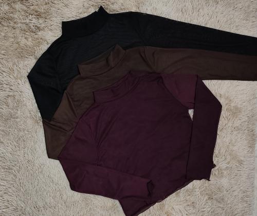Media Polera de Microtul Elastizado