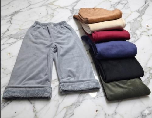 Pantalones Corderoi con Piel - Miniatura 2