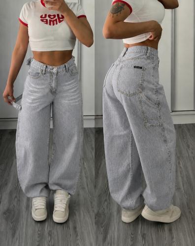 Jeans Baggy Gris