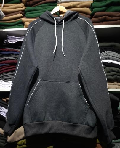 Buzos Canguro Oversize Algodón Peinado Invisible Doble Benas Blanca Gris Oscuro