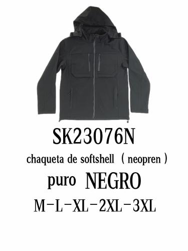 Campera Sofshell Neoprene Negro - Miniatura 2