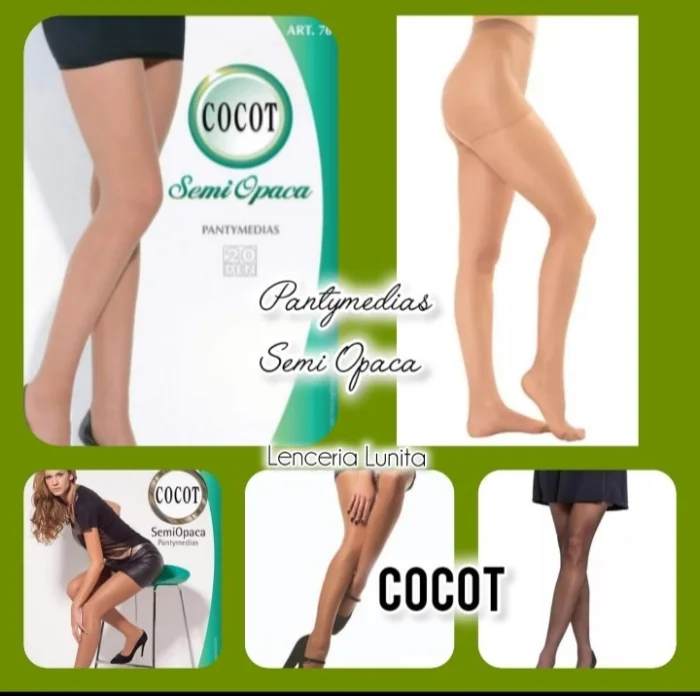 Media Paty  Laycra Semi Opaca de Cocot